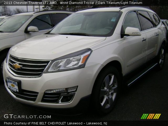 2013 Chevrolet Traverse LTZ AWD in White Diamond Tricoat
