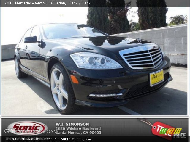2013 Mercedes-Benz S 550 Sedan in Black