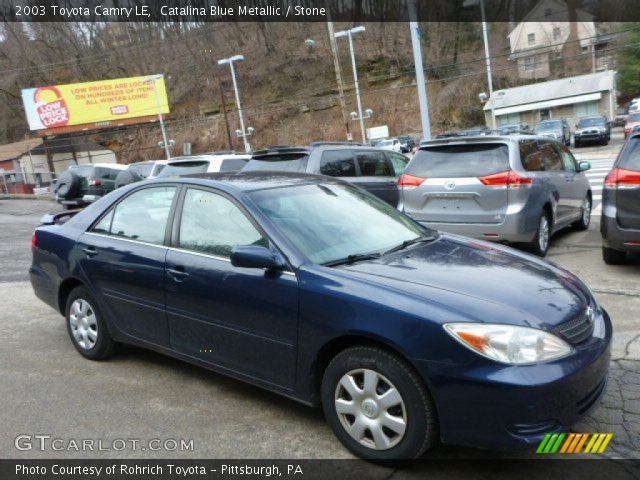 2003 Toyota Camry LE in Catalina Blue Metallic