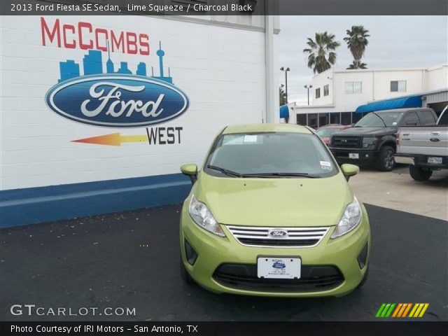 2013 Ford Fiesta SE Sedan in Lime Squeeze