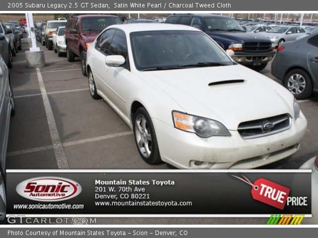 2005 Subaru Legacy 2.5 GT Sedan in Satin White Pearl