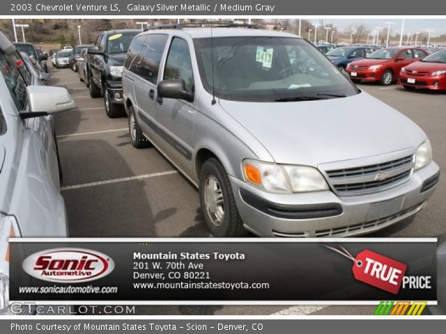 2003 Chevrolet Venture LS in Galaxy Silver Metallic