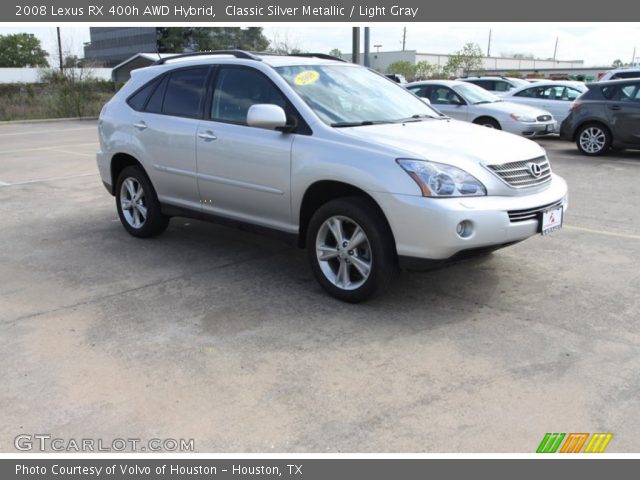 2008 Lexus RX 400h AWD Hybrid in Classic Silver Metallic