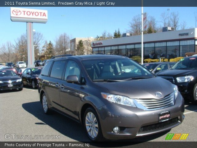 2011 Toyota Sienna Limited in Predawn Gray Mica