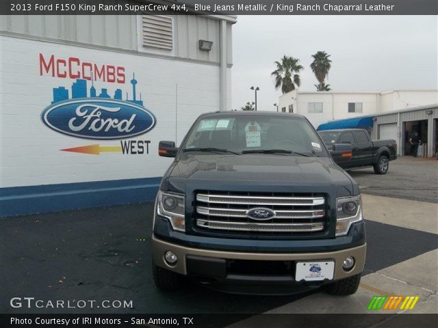 2013 Ford F150 King Ranch SuperCrew 4x4 in Blue Jeans Metallic