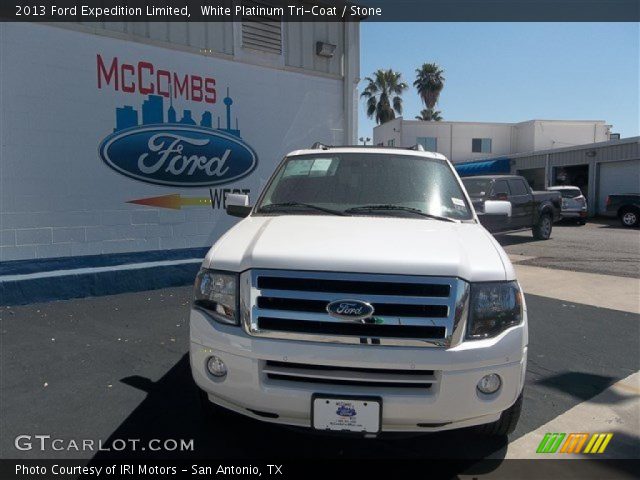 2013 Ford Expedition Limited in White Platinum Tri-Coat