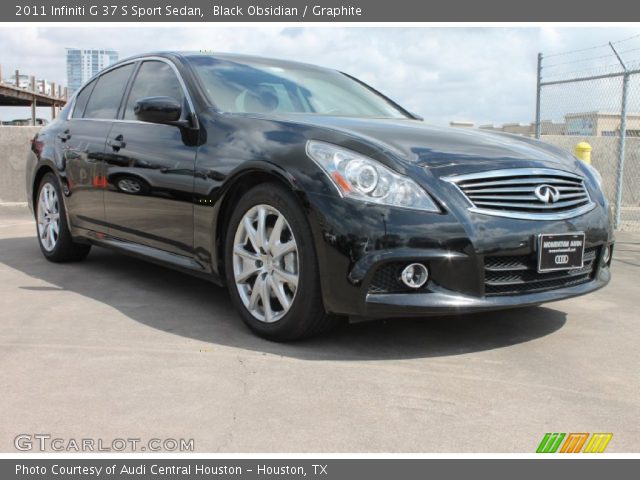 2011 Infiniti G 37 S Sport Sedan in Black Obsidian