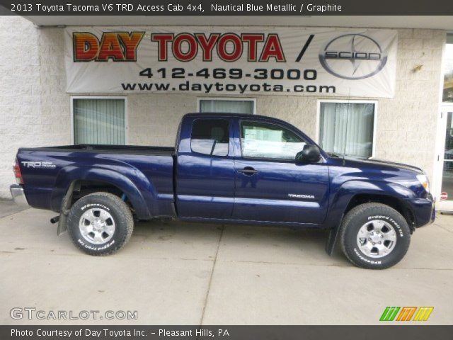 2013 Toyota Tacoma V6 TRD Access Cab 4x4 in Nautical Blue Metallic