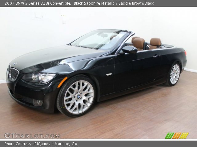 2007 BMW 3 Series 328i Convertible in Black Sapphire Metallic