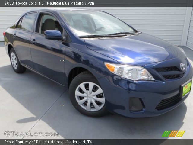 2013 Toyota Corolla L in Nautical Blue Metallic