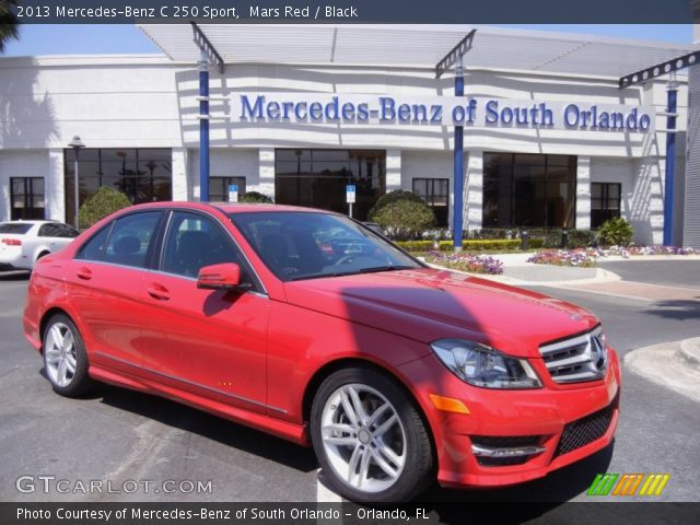 2013 Mercedes-Benz C 250 Sport in Mars Red