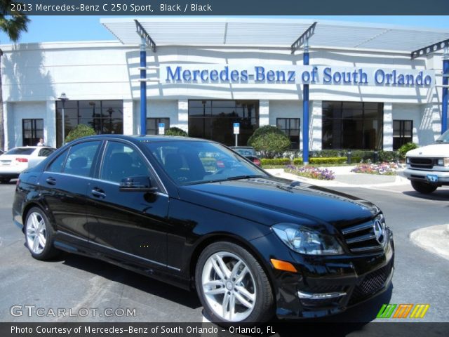 2013 Mercedes-Benz C 250 Sport in Black