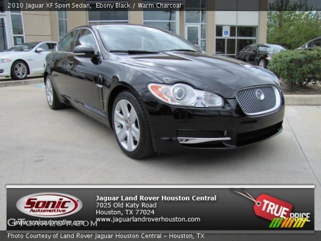 2010 Jaguar XF Sport Sedan in Ebony Black