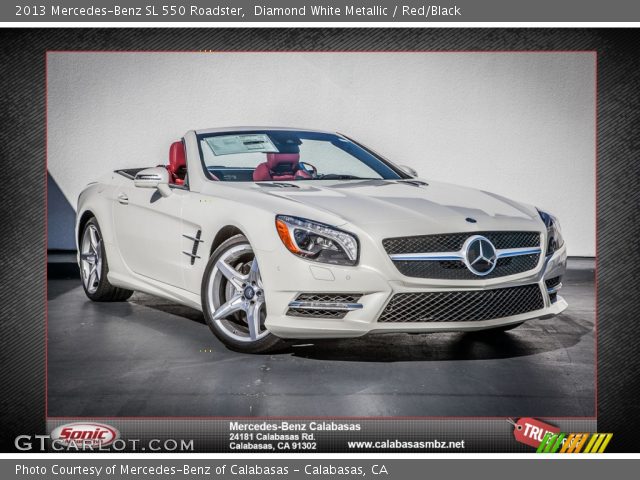 2013 Mercedes-Benz SL 550 Roadster in Diamond White Metallic