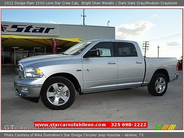 2012 Dodge Ram 1500 Lone Star Crew Cab in Bright Silver Metallic