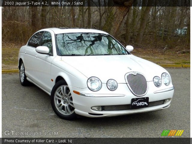 2003 Jaguar S-Type 4.2 in White Onyx