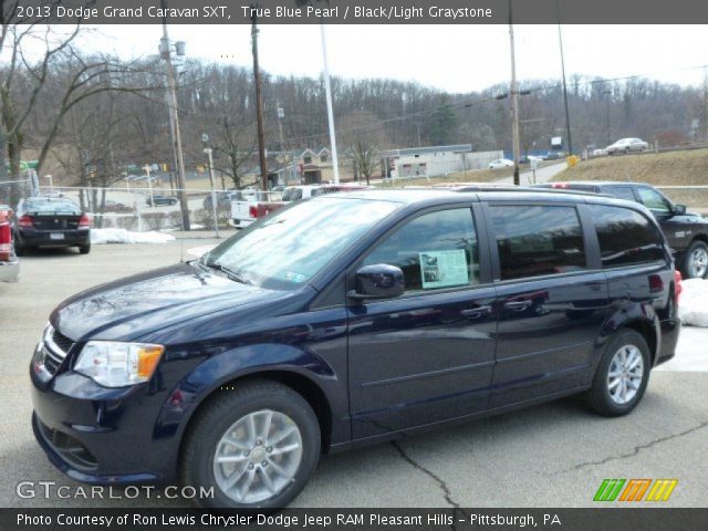 2013 Dodge Grand Caravan SXT in True Blue Pearl