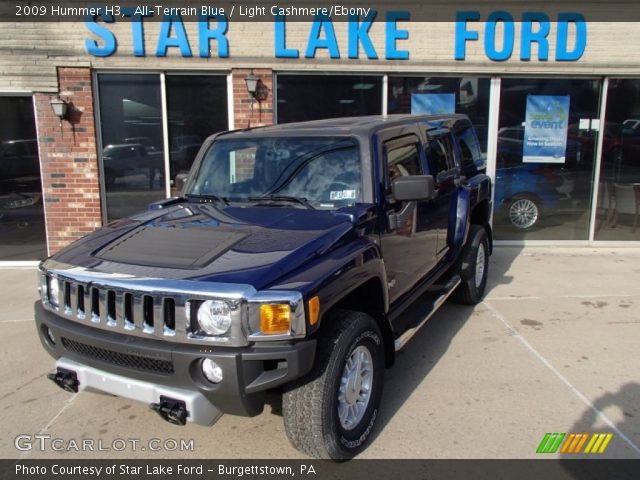 2009 Hummer H3  in All-Terrain Blue