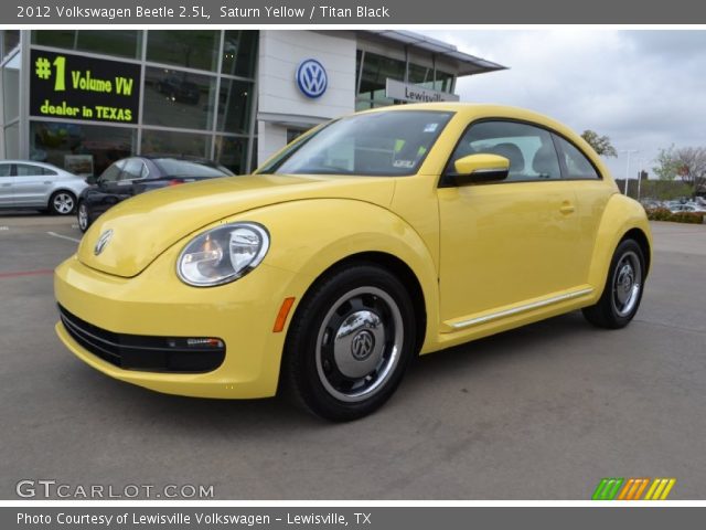 2012 Volkswagen Beetle 2.5L in Saturn Yellow