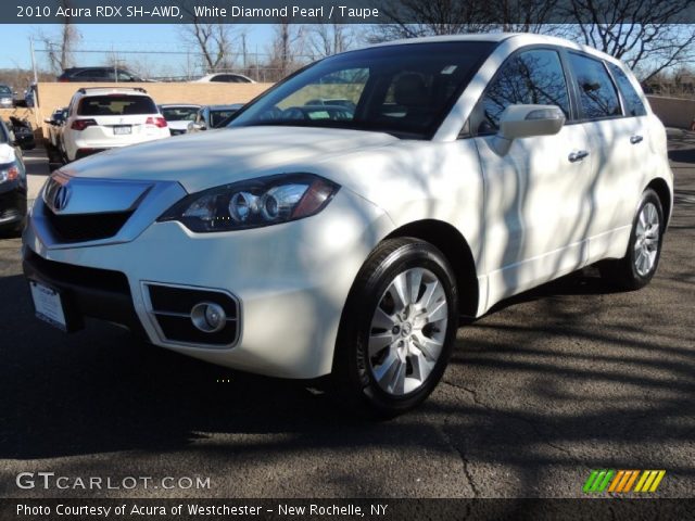 2010 Acura RDX SH-AWD in White Diamond Pearl