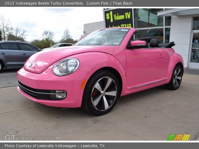 2013 Volkswagen Beetle Turbo Convertible in Custom Pink