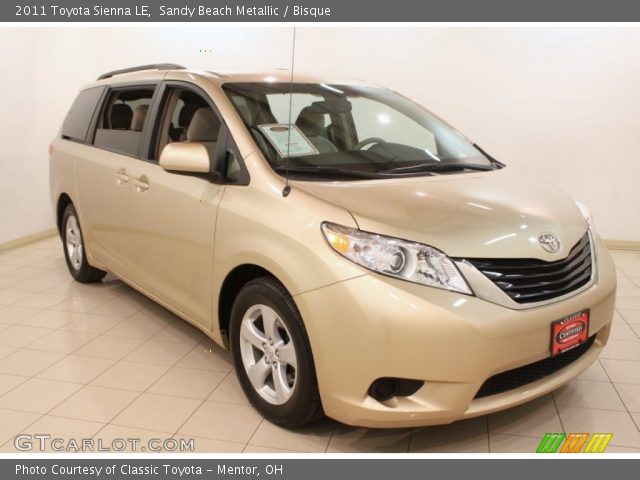 2011 Toyota Sienna LE in Sandy Beach Metallic