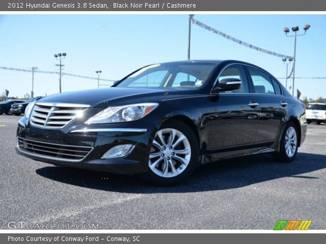 2012 Hyundai Genesis 3.8 Sedan in Black Noir Pearl