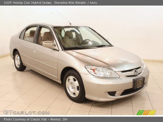 2005 Honda Civic Hybrid Sedan in Shoreline Mist Metallic