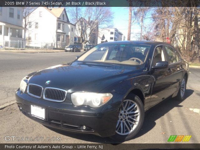 2005 BMW 7 Series 745i Sedan in Jet Black