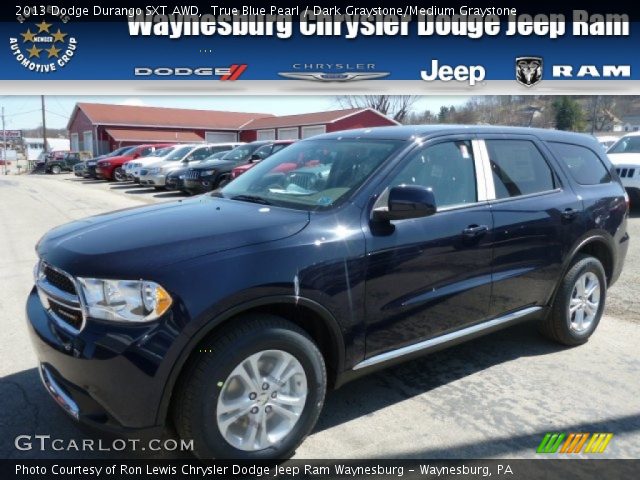 2013 Dodge Durango SXT AWD in True Blue Pearl