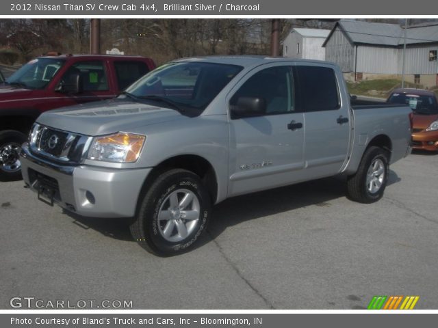 2012 Nissan Titan SV Crew Cab 4x4 in Brilliant Silver