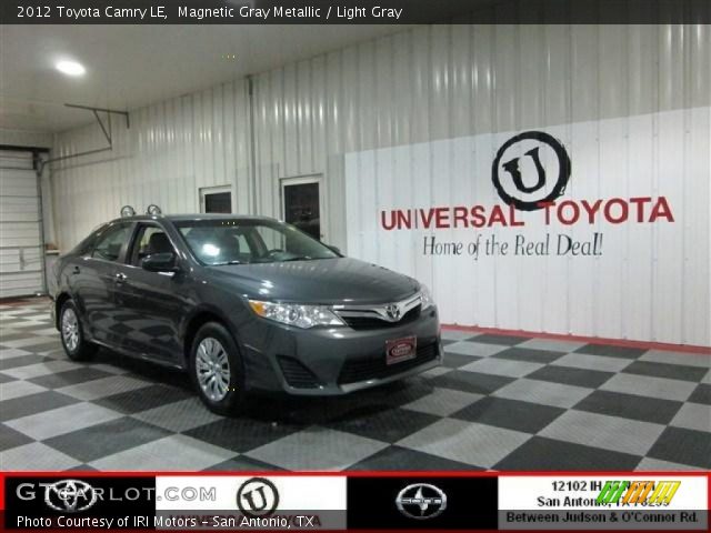 2012 Toyota Camry LE in Magnetic Gray Metallic