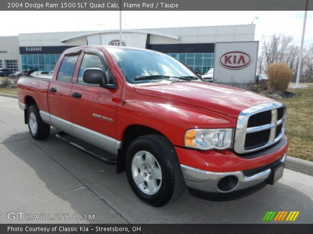 2004 Dodge Ram 1500 SLT Quad Cab in Flame Red