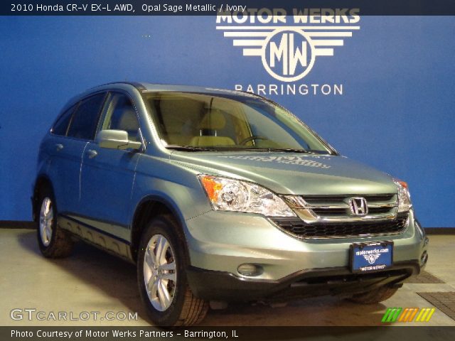 2010 Honda CR-V EX-L AWD in Opal Sage Metallic