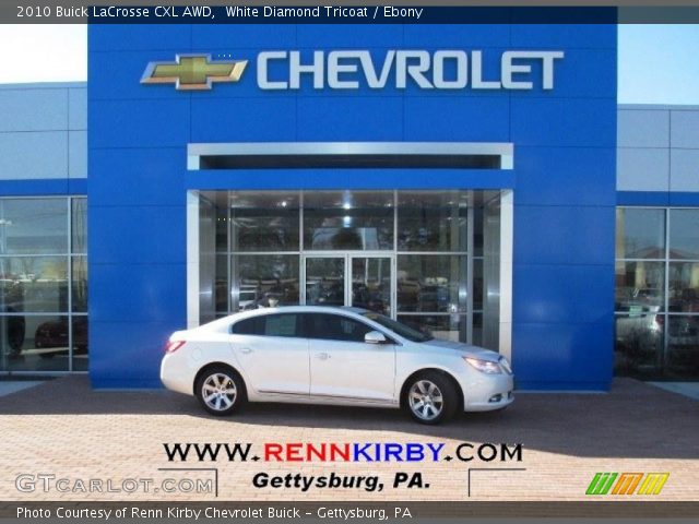 2010 Buick LaCrosse CXL AWD in White Diamond Tricoat