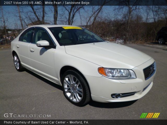 2007 Volvo S80 V8 AWD in White Pearl