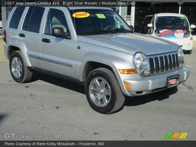 2007 Jeep Liberty Limited 4x4 in Bright Silver Metallic