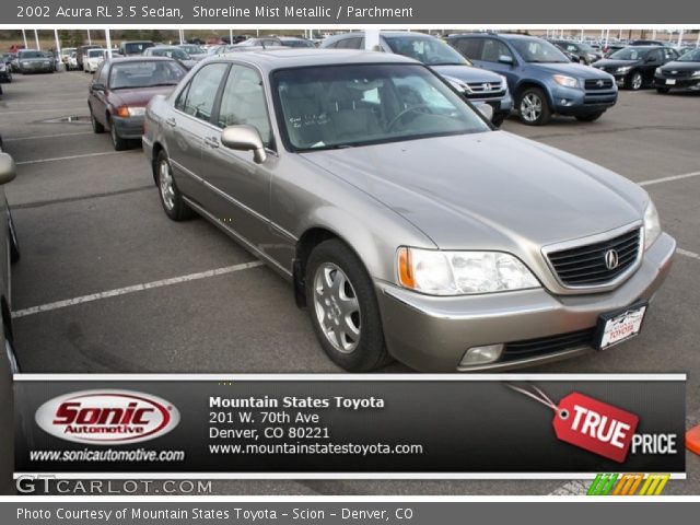 2002 Acura RL 3.5 Sedan in Shoreline Mist Metallic