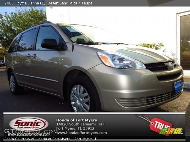 2005 Toyota Sienna LE in Desert Sand Mica