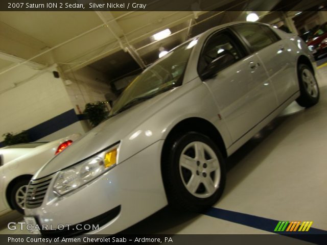 2007 Saturn ION 2 Sedan in Silver Nickel