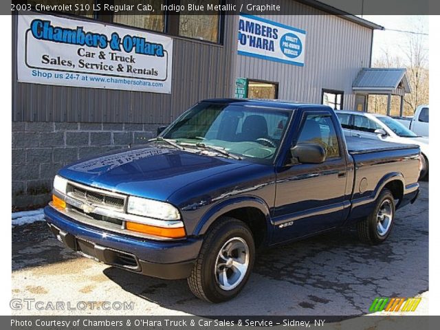2003 Chevrolet S10 LS Regular Cab in Indigo Blue Metallic