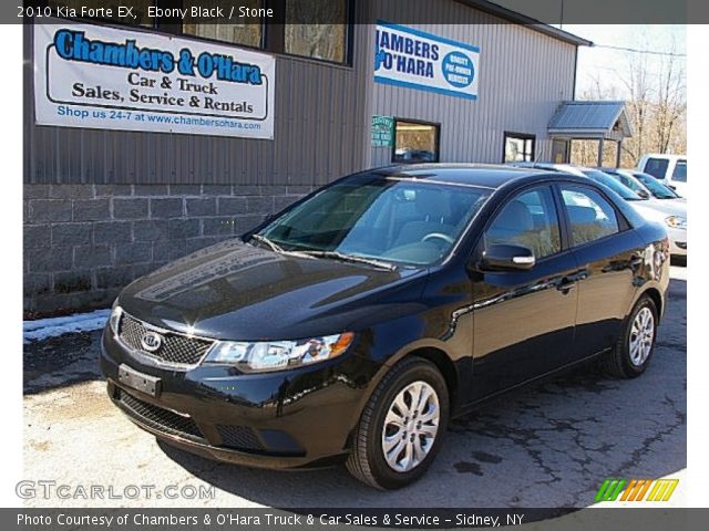 2010 Kia Forte EX in Ebony Black