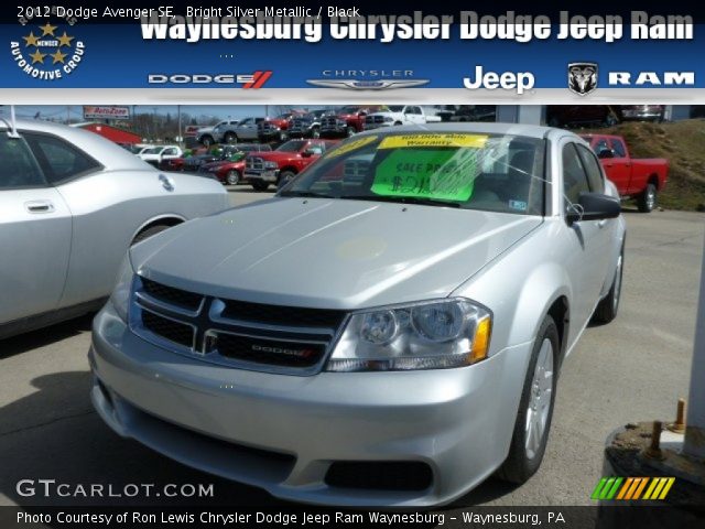 2012 Dodge Avenger SE in Bright Silver Metallic
