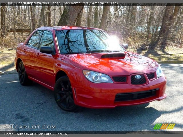 2006 Subaru Impreza WRX Sedan in San Remo Red