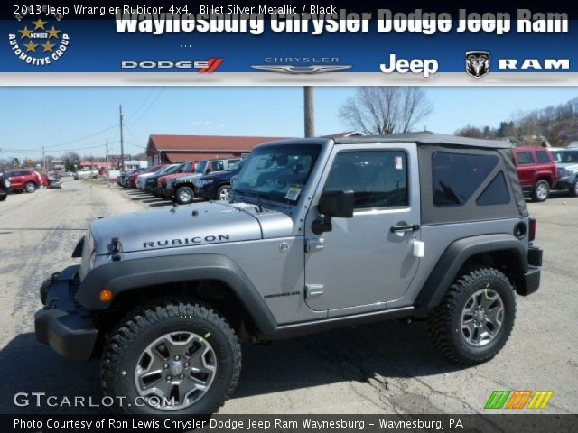 2013 Jeep Wrangler Rubicon 4x4 in Billet Silver Metallic