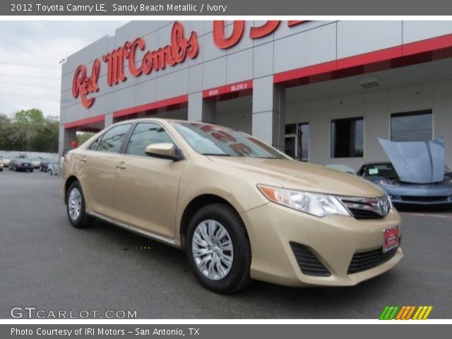 2012 Toyota Camry LE in Sandy Beach Metallic