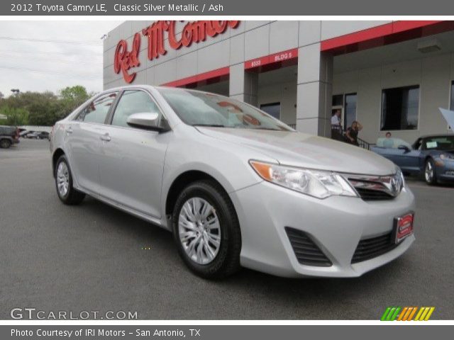 2012 Toyota Camry LE in Classic Silver Metallic