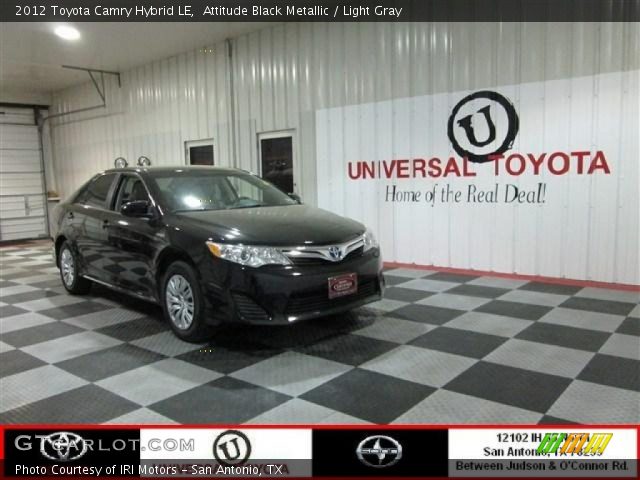 2012 Toyota Camry Hybrid LE in Attitude Black Metallic