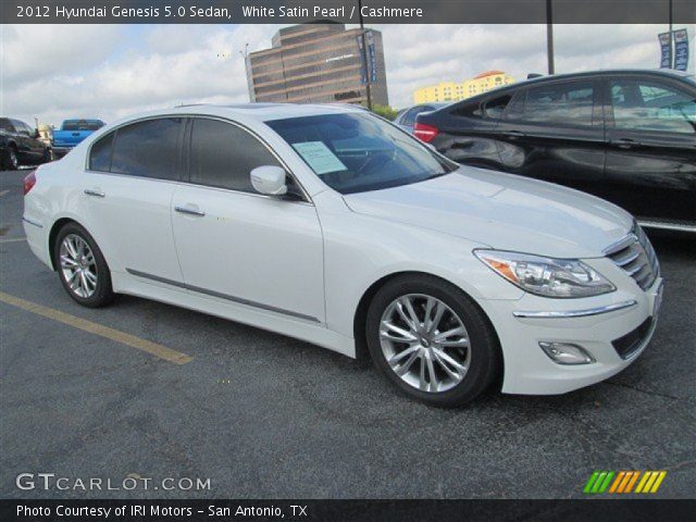2012 Hyundai Genesis 5.0 Sedan in White Satin Pearl