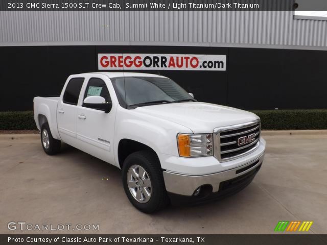2013 GMC Sierra 1500 SLT Crew Cab in Summit White